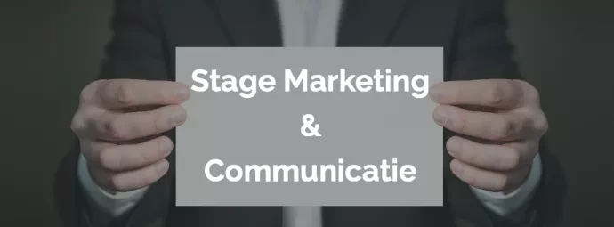 Stage Marketing & Communicatie