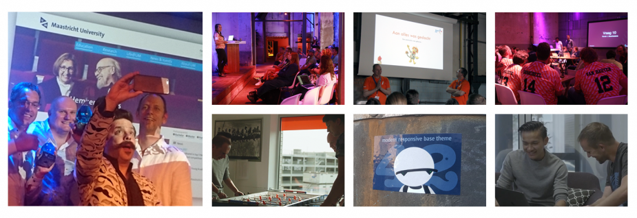 Drupal team op verschillende leuke gelegenheden