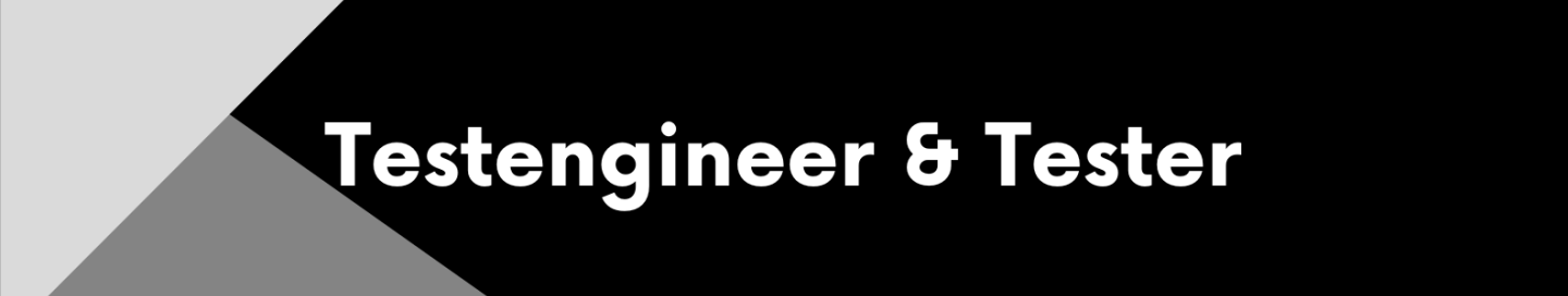 testengineer en tester